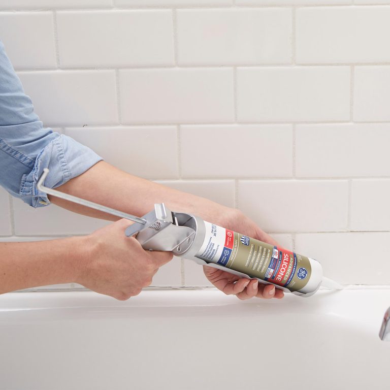 Shower tile caulking