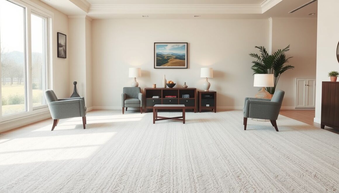How to prepare for carpet cleaning Living room cleared and ready for carpet cleaning