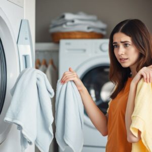 Damp towels from a dryer that takes too long to dry