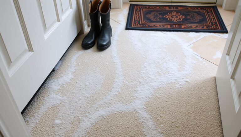 How to Remove Winter Salt Stains from Carpet and Tile